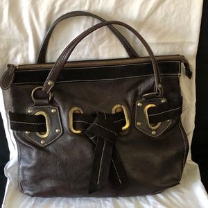 Italian brown leather bag